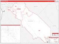 San Benito, Ca Carrier Route Wall Map